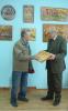 Мастер В.Г. Зеленин с С.П. Чуяновым на выставке "Городецкие диковины"(1)