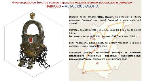 24. ПРЕЗЕНТАЦИЯ «Народные художественные промыслы Нижегородской области» на русском языке